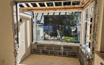 New bay window extension to kitchen Glendown Lawn, Dublin 6w