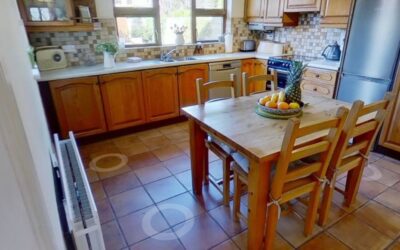 Kitchen Mirrored Splashback, Floors and Painting Project at Orlagh, Knocklyon